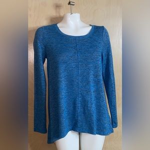 JONES NEW YORK Heather Blue Tunic Sweater